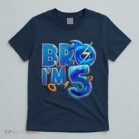 Bro I’M 5 Birthday Boy Matching Hedgehog Party T-Shirt thumb 5