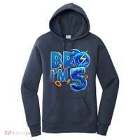 Bro I’M 5 Birthday Boy Matching Hedgehog Party Women's Hoodie thumb 0