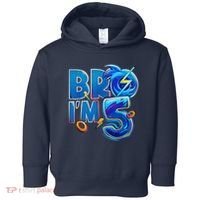 Bro I’M 5 Birthday Boy Matching Hedgehog Party Toddler Hoodie thumb 0