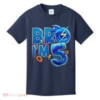Bro I’M 5 Birthday Boy Matching Hedgehog Party Kids T-Shirt thumb 0