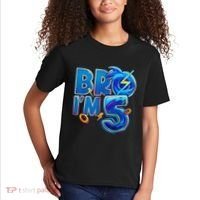 Bro I’M 5 Birthday Boy Matching Hedgehog Party Kids T-Shirt thumb 2