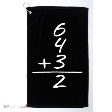 Baseball Inspired 6 4 3 Double Play Turn Two Design TShirt Golf Towel