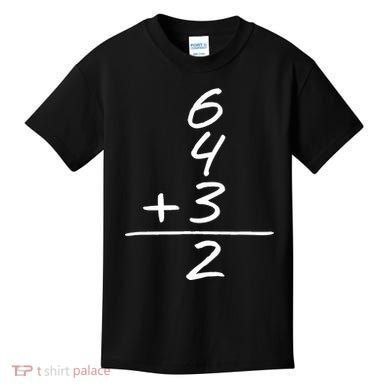 Baseball Inspired 6 4 3 Double Play Turn Two Design TShirt Kids T-Shirt