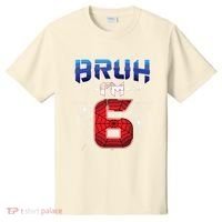 Bruh Im 6 Year Old Birthday Spider Web Boy 6th Birthday T-Shirt thumb 0