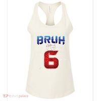 Bruh Im 6 Year Old Birthday Spider Web Boy 6th Birthday Women's Tank Top thumb 0