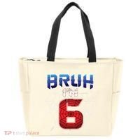 Bruh Im 6 Year Old Birthday Spider Web Boy 6th Birthday Tote Bag thumb 0