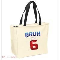 Bruh Im 6 Year Old Birthday Spider Web Boy 6th Birthday Tote Bag thumb 2