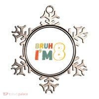 Bruh Im 8 Funny 8th Birthday Party Gift Ornament thumb 0