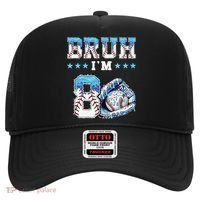 Bruh Im 8 Years Old 8th Birthday Baseball Drip Hat thumb 0