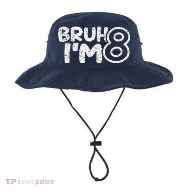 Bruh IM 8 ItS My 8th Birthday 8 Year Old Birthday Bucket Hat