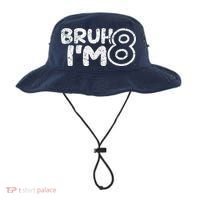 Bruh IM 8 ItS My 8th Birthday 8 Year Old Birthday Bucket Hat thumb 0