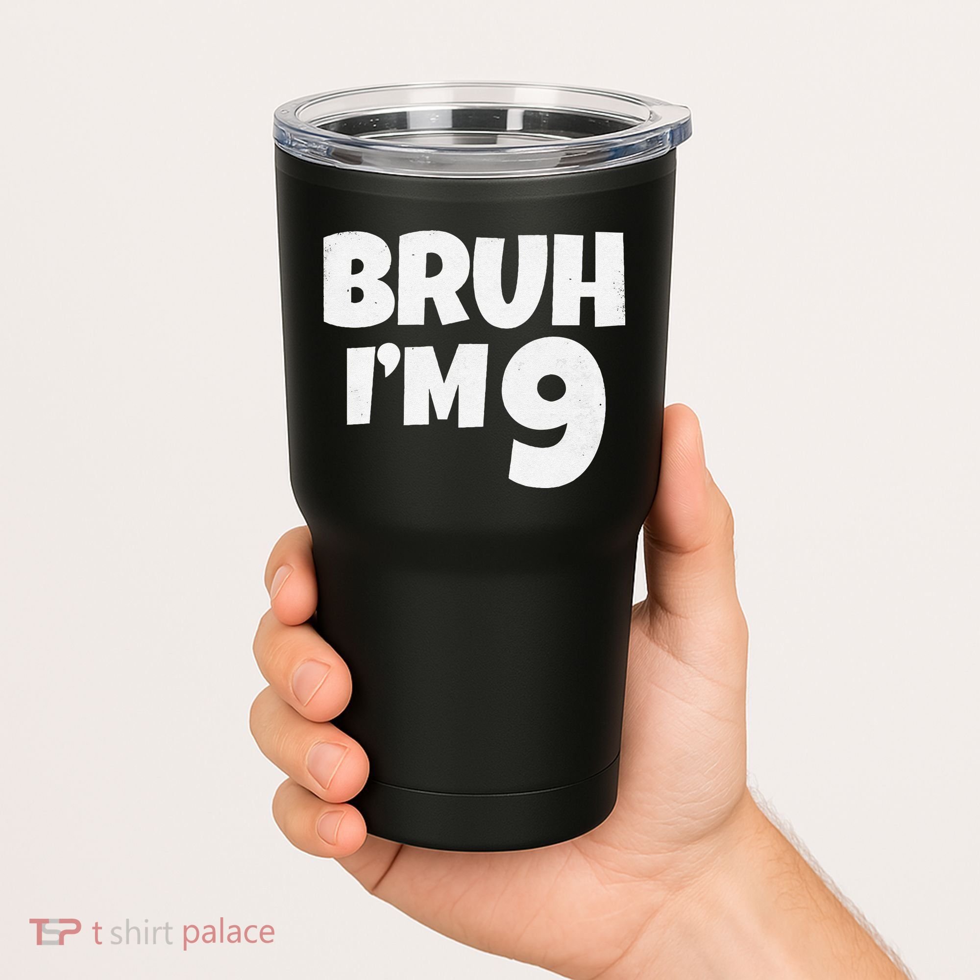 Bruh IM 9 Year Old Gifts 9th Birthday Boy Nine Funny Tumbler