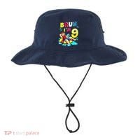 Bruh Im 9 Funny 9th Birthday Pool Party Beach Cool Bucket Hat thumb 0