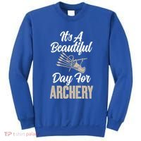 Bowhunting Its A Beautiful Day For Archery Gift Sweatshirt thumb 0