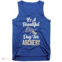 Bowhunting Its A Beautiful Day For Archery Gift Tank Top thumb 0