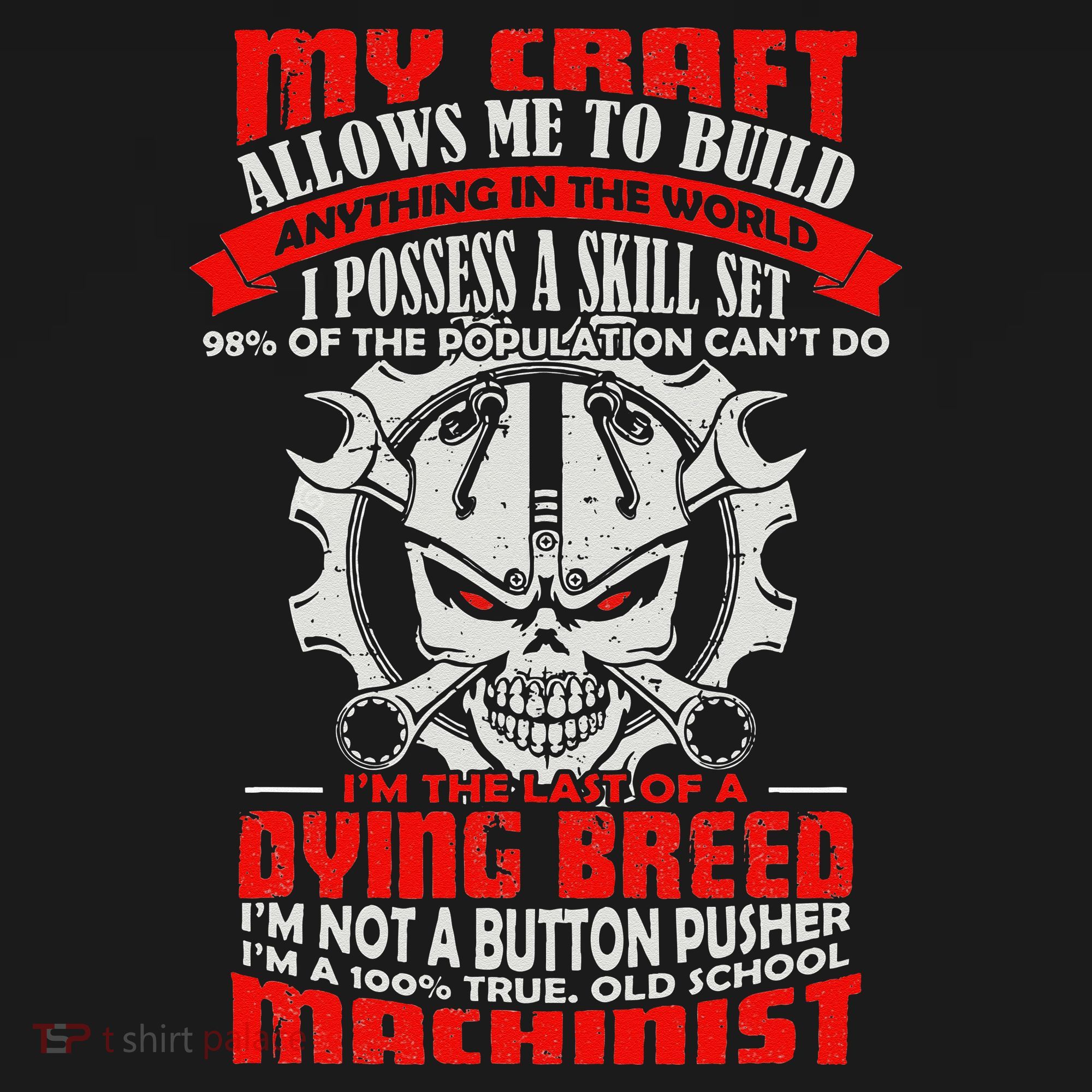 BeeTee Im A 100 True Old School Machinist Mousepad