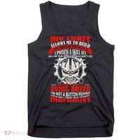 BeeTee Im A 100 True Old School Machinist Tank Top thumb 0