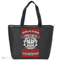 BeeTee Im A 100 True Old School Machinist Tote Bag thumb 0