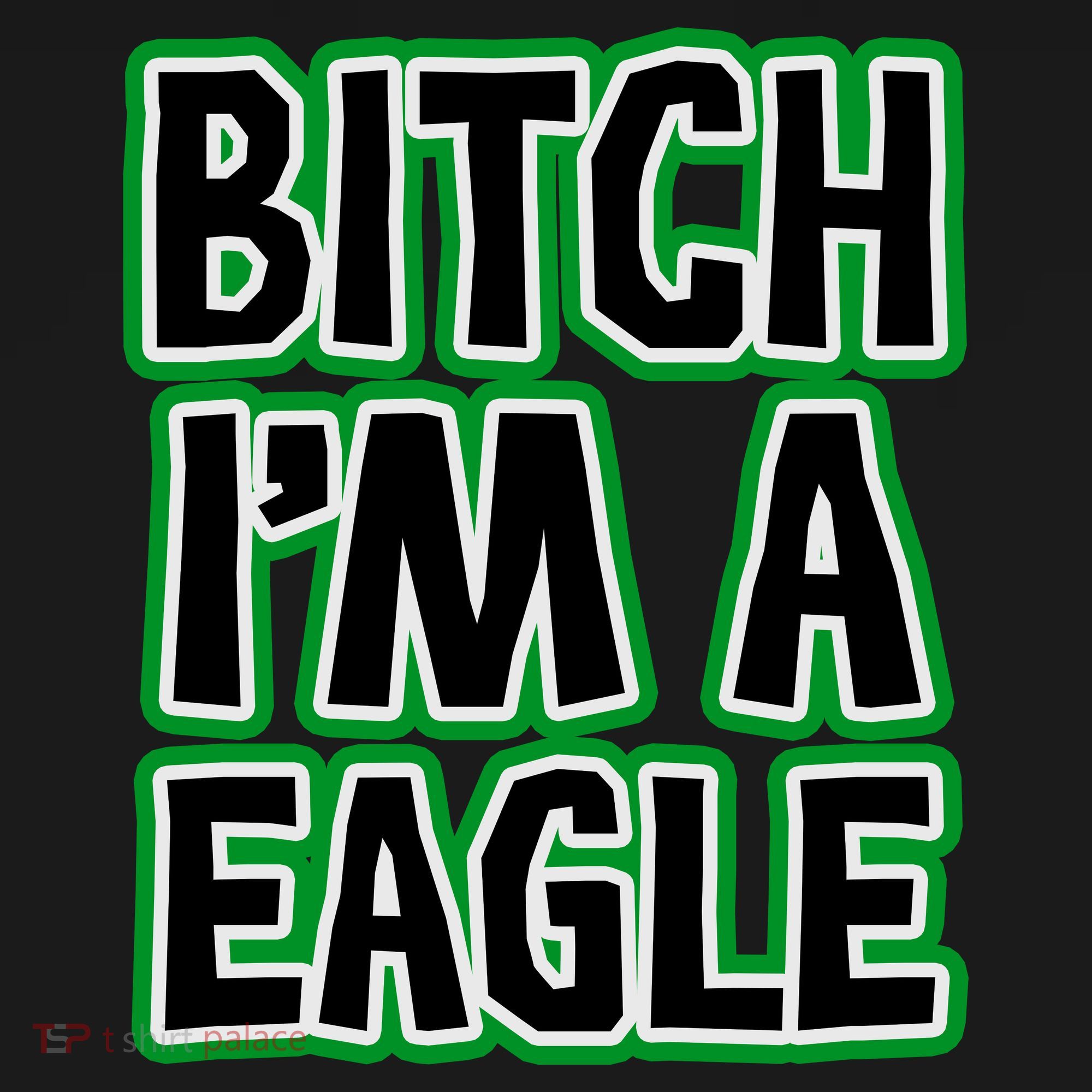 Bitch I'm A Eagle Polo