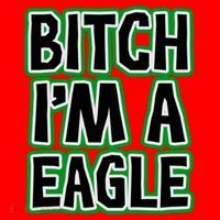 Bitch I'm A Eagle Santa Hat thumb 1