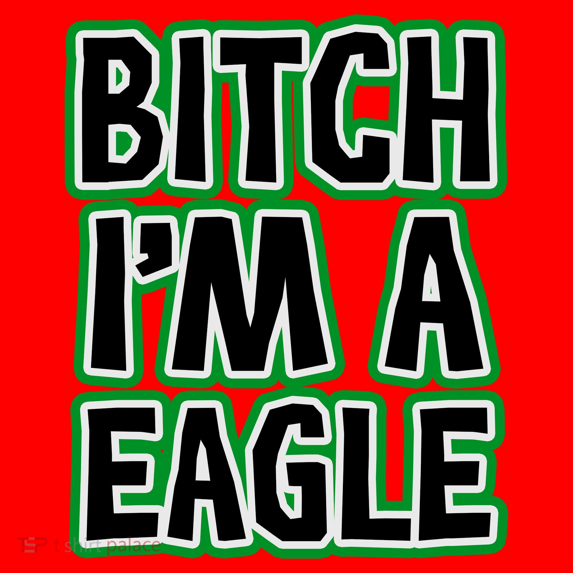 Bitch I'm A Eagle Santa Hat