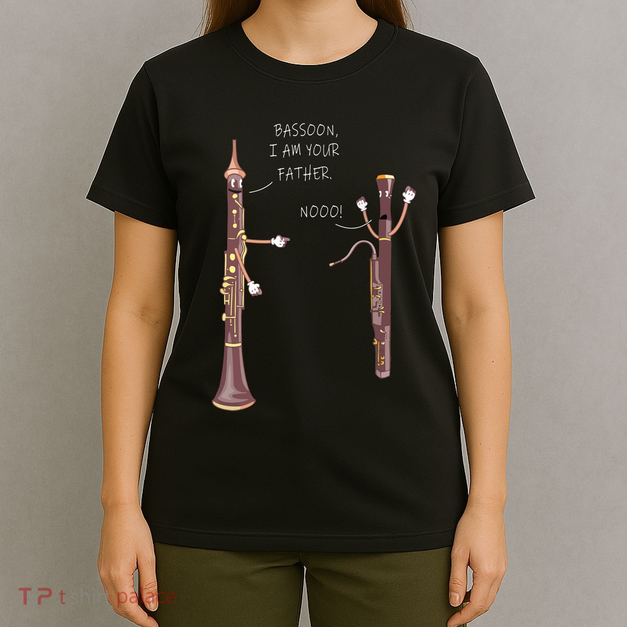 Bassoon I Am Your Father Nooo Funny Oboe T-Shirt
