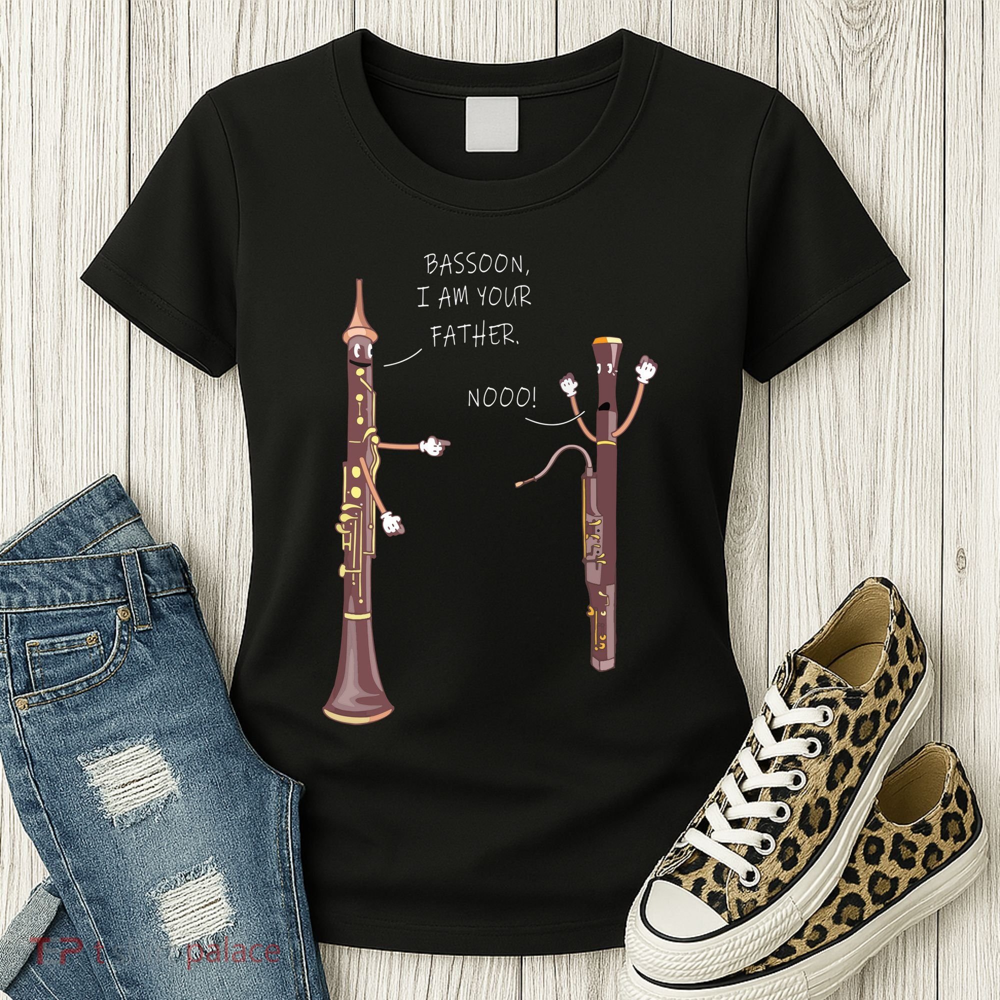 Bassoon I Am Your Father Nooo Funny Oboe Women's T-Shirt