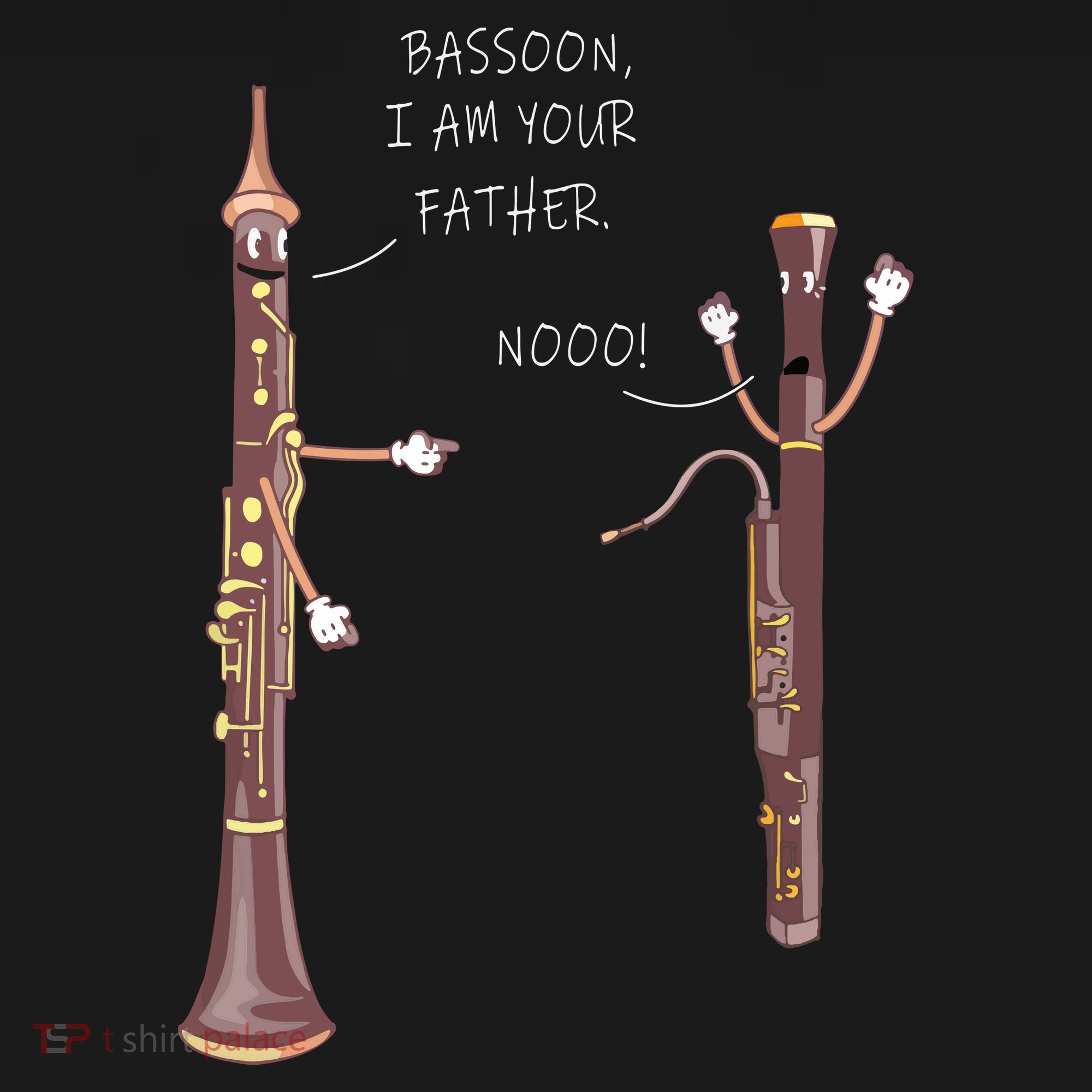 Bassoon I Am Your Father Nooo Funny Oboe Women's T-Shirt