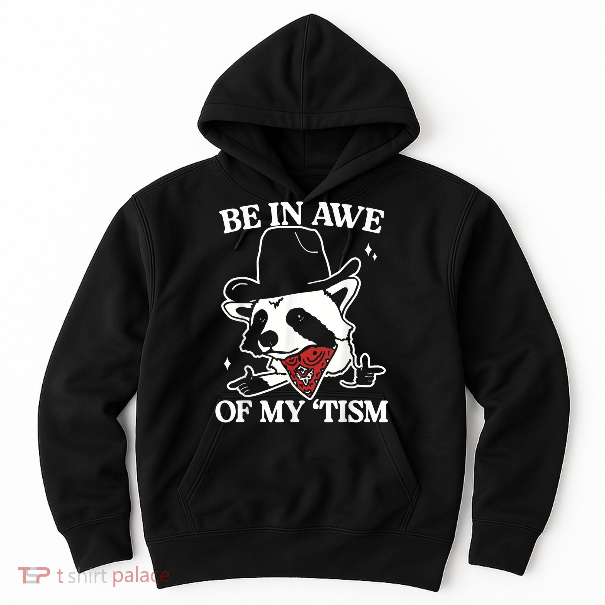 Be In Awe Of My Tism Retro Style Hoodie