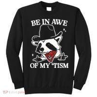 Be In Awe Of My Tism Retro Style Sweatshirt thumb 0