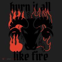 Burn It All Like Fire Aries Zodiac Women's Sweatshirt thumb 2