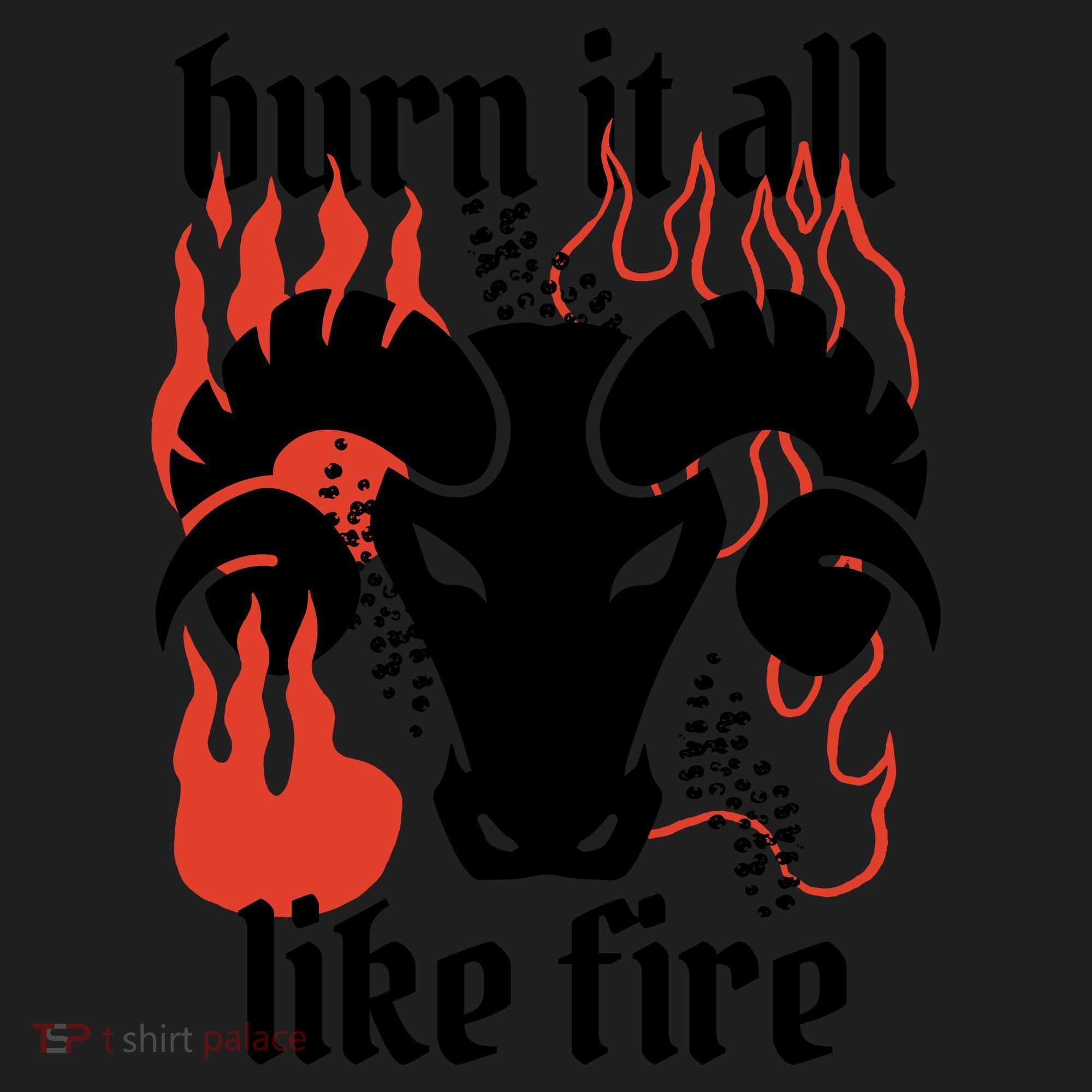 Burn It All Like Fire Aries Zodiac Women's Sweatshirt