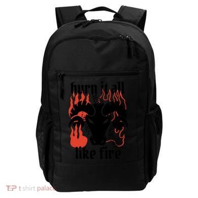 Burn It All Like Fire Aries Zodiac Backpack