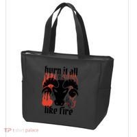 Burn It All Like Fire Aries Zodiac Tote Bag thumb 3
