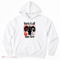 Burn It All Like Fire Aries Zodiac Hoodie thumb 0