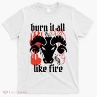 Burn It All Like Fire Aries Zodiac T-Shirt thumb 0