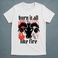 Burn It All Like Fire Aries Zodiac T-Shirt thumb 5