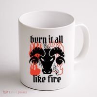 Burn It All Like Fire Aries Zodiac Coffee Mug thumb 1