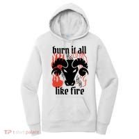 Burn It All Like Fire Aries Zodiac Women's Hoodie thumb 0