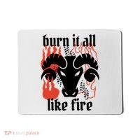 Burn It All Like Fire Aries Zodiac Mousepad thumb 0