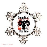 Burn It All Like Fire Aries Zodiac Ornament thumb 0