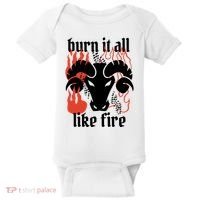 Burn It All Like Fire Aries Zodiac Baby Bodysuit thumb 0
