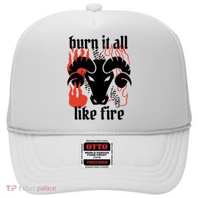 Burn It All Like Fire Aries Zodiac Hat