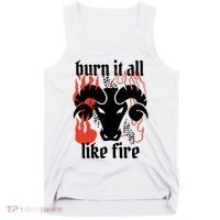 Burn It All Like Fire Aries Zodiac Tank Top thumb 0