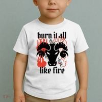 Burn It All Like Fire Aries Zodiac Toddler T-Shirt thumb 2