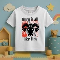 Burn It All Like Fire Aries Zodiac Toddler T-Shirt thumb 3