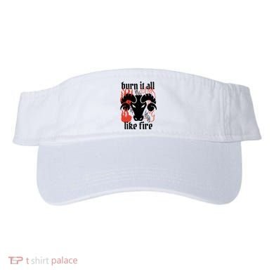 Burn It All Like Fire Aries Zodiac Visor