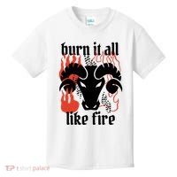 Burn It All Like Fire Aries Zodiac Kids T-Shirt thumb 0