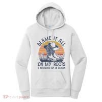 Blame It All On My Roots Cowboy Hat Western Country Music Women's Hoodie thumb 0