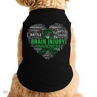 Brain Injury Awareness Fighting Hope Support Strong Warrior Doggie Tank thumb 0